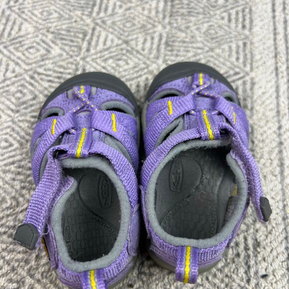 KEEN Newport H2 Purple Gray Sandals, Size 4 Toddler, Closed Toe Water Shoes - Picture 7 of 14
